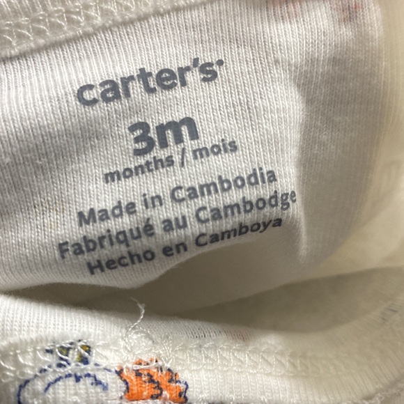 Carter’s Holiday  turkey outfit size 3M - Picture 4 of 4